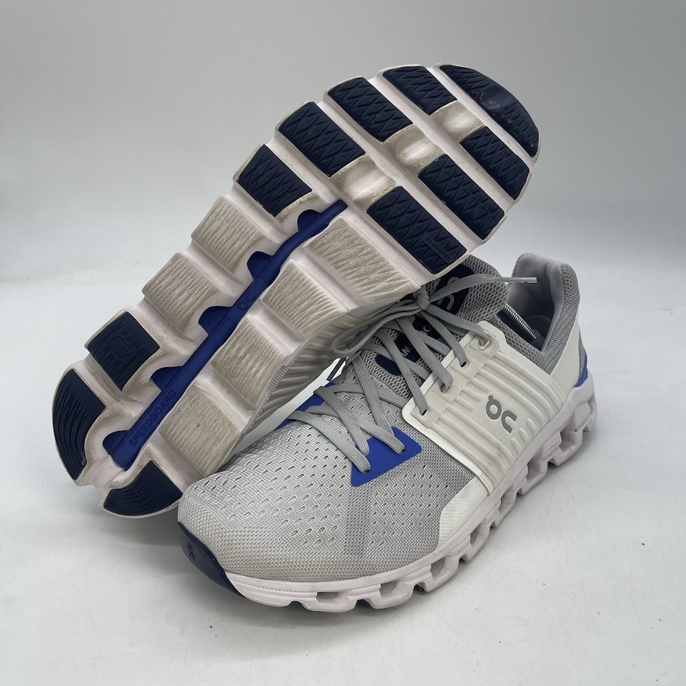 On Cloudswift Shoes Mens 11 Sneakers Running 41.99004 Glacier Cobalt Gray